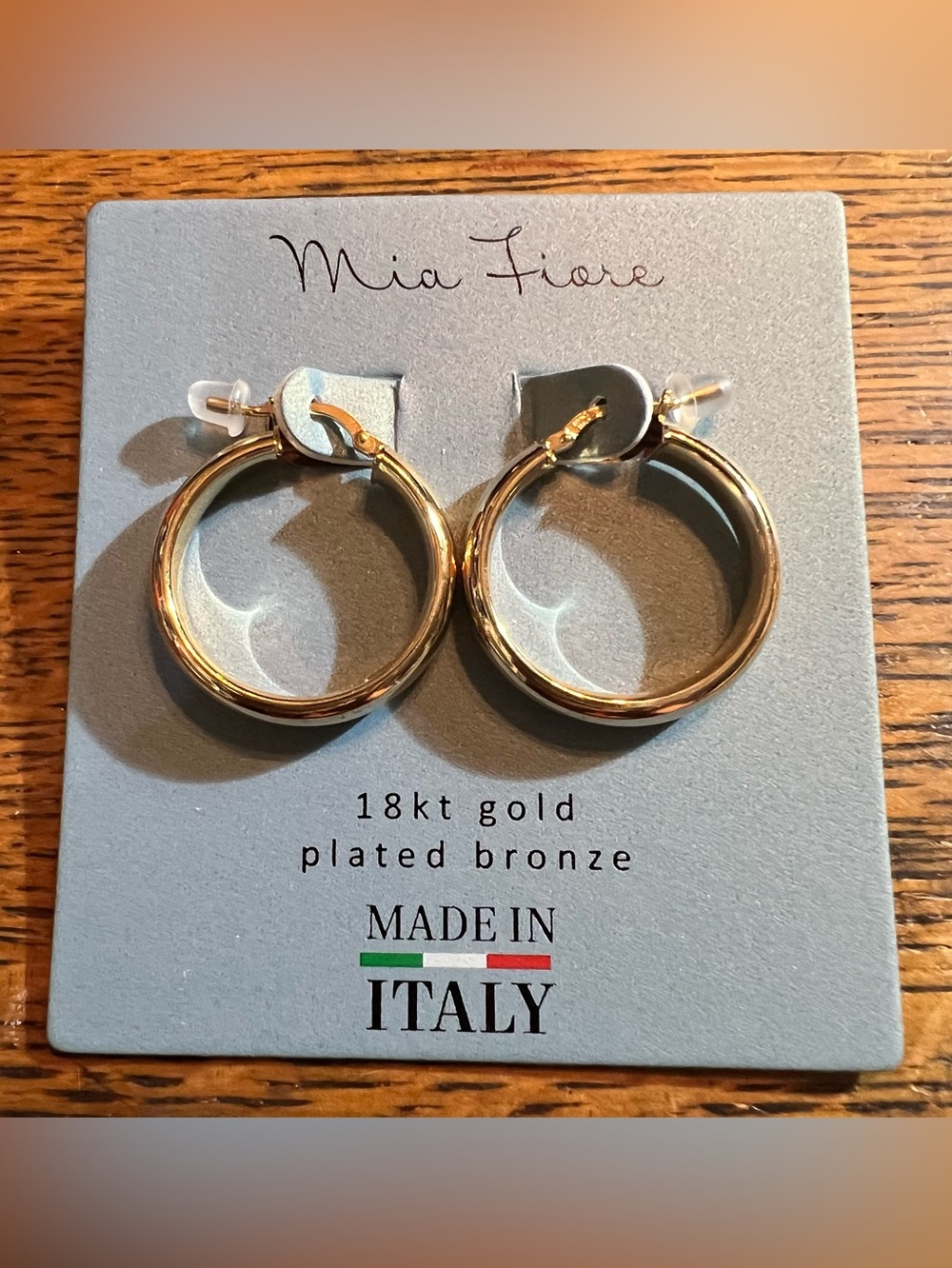 Mia Fiore Gold Hoop Earrings